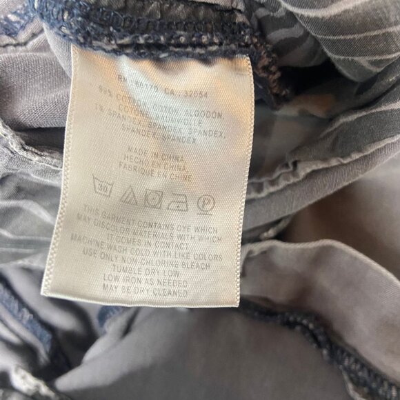 Chino by Anthropologie grey, mid-rise‎ slim fit pants 27 - Picture 6 of 9